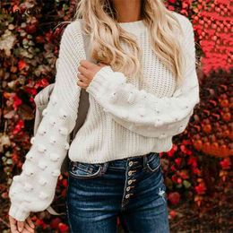 Korean Loose Twist White Women Sweater Autumn Winter Vintage Knitted Casual Jumper s And Pullovers 12032 210512