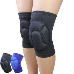 Pair Knee Pads Kneelet Protective Gear Thickening Football Volleyball Sports Brace Support Protect Elbow &