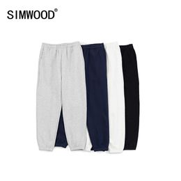 Winter Warm Fleece Jogger Pants Men Drawstring Loose Track Trousers Comfortable Plus Size Gym Wear 211201