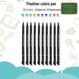 Journal Planner Colored Point Markers Fine Tip Drawing Pens Porous Fineliner Pen for Bullet Journaling Writing Note Calendar Coloring Art Office School 24 Colors