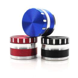 Smoking Disintegrator 4Layers 63mm Grinder Empty Aluminium Alloy High Quality for Dry Herb Tobacco Cigarette Colourful Easy to Use DHL