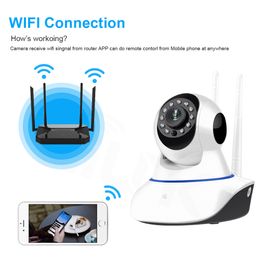 WIFI Camera Home Baby Monitor Security HD Pan Tilt Wireless IP Two Way Audio CCTV UF157