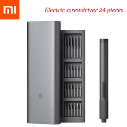 Xiaomi Mi Screwdriver Kit Power Tool Sets Electrical Precision Screwdrivers-Kit 2 Gear Torque 400 Screw 1 Type-C Charging Magnetic Aluminum Case Box 24 S2