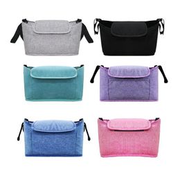Universal Stroller Bag Multi-function large capacity Bags for baby carriage Cup Holder Cover Buggy Winter Pouch Bottle Storage sho208b