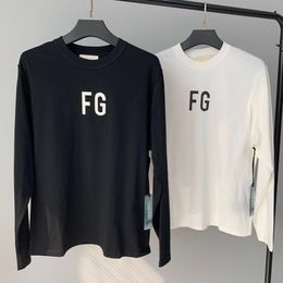 2020FW FG Letter Essentials New T Shirt Men Women 1:1 Top Quality Long sleeve Essentials Fashion Casual T-shirt Tee 0LME