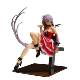 Japanese Anime Figures 15cm Rosario and Vampire Moka Akashiya Awakened PVC Action Figure Model Toys Sexy Girl Collection Doll Q0722