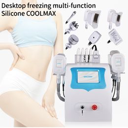 Multi-functional cryo slimming device cavitation rf cool body sculpting cryolipolysis fat freezing beauty machine