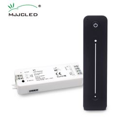 LED Dimmer 12V 5V 24V 36V 8A PWM Wireless RF Switch with 2.4G Brightness Adjustment Touch Remote for Single Colour LED Strip V1