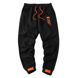 2021 New Spring Autumn Military Track Cargo Pants Men Fashion Brand Trousers Harem Pants Men Streetwear Mens Joggers Pants Y0927