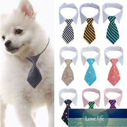 Dog Cat Striped Bow Tie Animal Striped Bow Tie Collar Pet Adjustable Neck Tie Collar Dog Necktie For Party Wedding Accessories Factory price expert design Quality