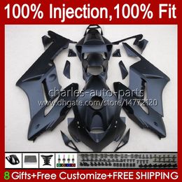 Injection Mould Fairings For HONDA CBR-1000 CBR 1000 CBR1000 Matte black RR CC 2004-2005 Bodywork 52No.18 1000CC CBR1000RR 04 05 CBR 1000RR 2004 2005 OEM Fairing Kit