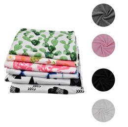 Snuggle Blanket Newborn Love Blankets Cartoon Flower Pattern Rug Mini Security Cushion Baby Shower Gift 40*48cm WMQ1154