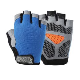 Gym Gloves Men Women Weight Workout Training Body Building Cycling With Strap UK