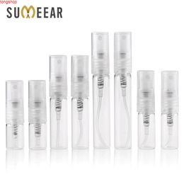 100Pieces/Lot 1ml 2ml 3ml 5ml mini perfume glass spray bottle refillable empty bottles cosmetic containers Portable Bottlehigh qty