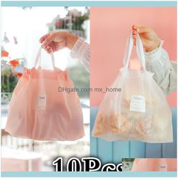 Gift Event Festive Party Supplies Home & Gardengift Wrap 10Pcs Creative Biscuit Bread Portable Packaging Bag Baking Wedding Chocolate Cake B