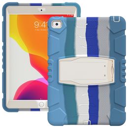 Multicolor case for ipad 10.2 ipad10.2 10.9 air4 11" 9.7 10.5 air1 air2 IPAD7 IPAD10.9 samsung 10.1 T510 Tab S6 T860 T865 T867 Stand Heavy Duty Shockproof Cover