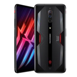 Original Nubia Red Magic 6 5G Mobile Phone Gaming 8GB RAM 128GB ROM Snapdragon 888 64.0MP Android 6.8" AMOLED Full Screen Fingerprint ID 5050mAh Smart Cellphone