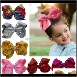 18Cm Baby Sequins Large Barrettes Kids Bow Hairpin Clip Children Bowknot Girls Boutique Uvlxb Rytpw