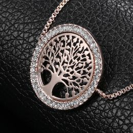 New Fashion Hollow Tree Of Life Bracelets For Women Adjustable Silve Stainless Steel Bracelets Jewelry Gift