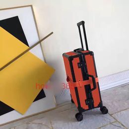 Travel Suitcase Luggage Trunk Bag Letters Purse Rod Box Spinner Universal Wheel luggage hori valise patent floral square lock handle flower pattern can custom carry