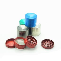 6 Colors Concaved Grinders Smoking Accessories 40mm 50mm 55mm 63mm Metal 4 Layer Zinc Alloy Tobacco Grinder