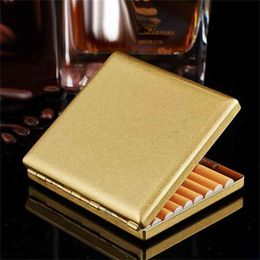 Vintage Peony Copper Cigarette Case Hold Men's Gift 20pcs Box Business Men Cigar Gadget for Smoker Smoke Tools 210922