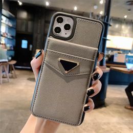 With Card Pocket Fashion Phone Cases For IPhone 12 13 Pro Max 13pro 12Promax 7 8 Plus 7P 8P Iphone Leather Cover X XR XS XSMAX Shell