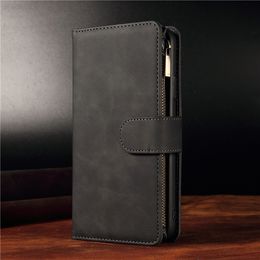 Luxury Leather Wallet P40pro Zipper Case For Huawei P40 P30 Mate30 Pro Nova6se Honour 10i 20i 10 20 Lite P Smart Plus Phone Cover
