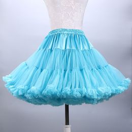 Colorful Short Crinoline Petticoats Ruffles Bridal Petticoats Wedding Dresses Girls Underskirt Plus Size