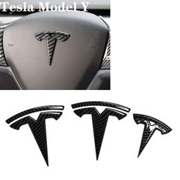 3pcs Custom Cut Graphics Logo Decal Wrap for Tesla Model 3 Y X S Car Badges Exterior Accessories