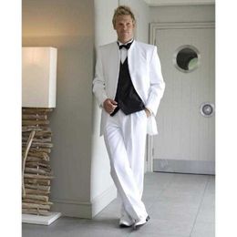 New Arrival Men's Suits For Wedding Stand Collar Grooms Tuxedos Three Piece Slim Fit Groomsmen Suit Men's & Blazers X0909