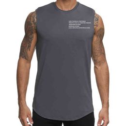 Camiseta deportiva para hombre Lomon sin mangas con bolsillos 
