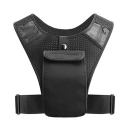 Running Jerseys Vest Sports Reflective Mobile Phone Backpack Cycling SBR Jogging Sport Waist Bag For Accessories