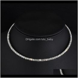 Chokers Rhinestone Choker Necklaces Torques Collar Women Statement Jewellery Girl Imitation Pearls Necklace 5 Styles Fce1U Nagkr