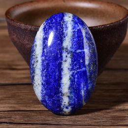 Lapis Palm Stone Quartz Healing Crystal Massage Tool Lazurite Meditation Lazuli