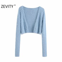 women fashion solid Colour soft knitting sweater ladies long sleeve casual cardigan chic outwear tops S389 210420