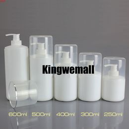 300pcs/lot 600ML Lotion Pump Big Bottle,Empty Plastic Pressure Container,Shower Gel/Shampoo Refillable Bottles,Makeup Toolsgood qty