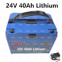 24V 40Ah rechargeable lithium li ion battery pack for e bicycle ebike motorcycle golf trolley e scooter motor