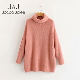 Women Long Sweater Turtleneck Batwing Sleeve Loose Pullover Vintage Harajuku Knitted Sweater Warm Soft Jumper Winter Tops 210518