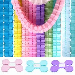 Party Decoration 3.6m Four Leaf Clover Paper Garlands Wedding Pink Princess Baby Shower Theme Tissue Garland Suppliers Backdrop Hanging