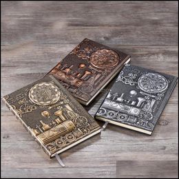 Notepads Notes & Office School Supplies Business Industrial Retro Notebook Writing Journal Embossed Train Travel Daily Notepad Harder Diary