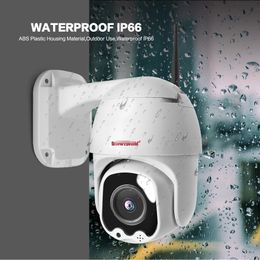 1080P Wireless MINI PTZ IP WIFI Camera Speed Dome 2MP CCTV Security ONVIF Outdoor IR 30M Two Way Audio P2P APP CamHi