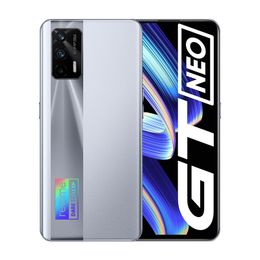 Original Realme GT Neo 5G Mobile Phone 12GB RAM 256GB ROM MTK Deminsty 1200 64MP OTG NFC 4500mAh Android 6.43" AMOLED Full Screen Fingerprint ID Face Smart Cell Phone