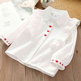 Girls top blouse bow shirt white designer age 3 4 5 6 7 8 9 10 years RRP £25 