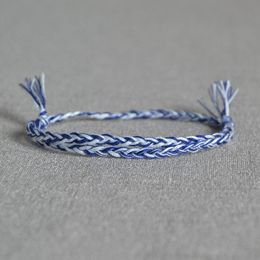 wholesale string friendship bracelets Australia - ABL111(1), Boho Handmade Braided Friendship Bracelet Thread Woven Thin String Cord Stackable Simple Ethnic Jewelry Gift Beaded, Strands