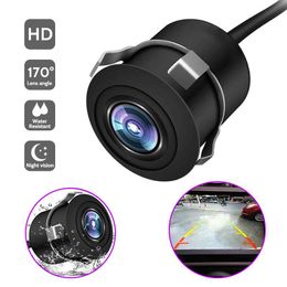 Car Rear View Cameras& Parking Sensors Camera High-definition Night Vision Reversing Auto Monitor CCD Waterproof 170 Degree HD Video