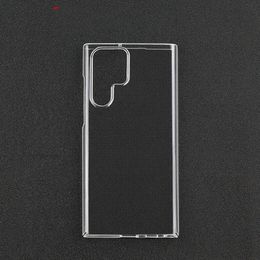 Fit S22 Plus Cases,Clear Crystal Transparent PC Hard Back Case Cover Shell for Samsung Galaxy S22 Ultra 5G 2022