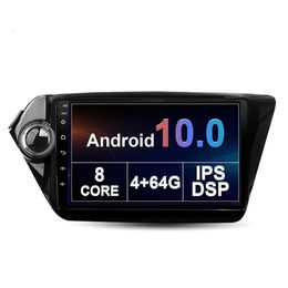 Car Dvd Radio DSP CarPlay Head Unit Player For Kia RIO2 K2 2010 2011 2012-2015 10 IPS Octa Core Android 4G RAM+64G ROM