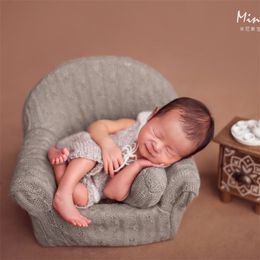 3 Pcs set Newborn Baby Posing Mini Sofa Arm Chair Pillows Infants Photography Props Poser Photo Accessories 13C3