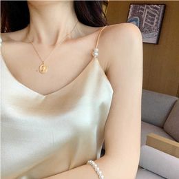 Women Halter Basic Cami Sleeveless Satin Beaded Silk Tank Tops Women'S Summer Camisole Plus Size Shirts Spaghetti Strap Top 210604